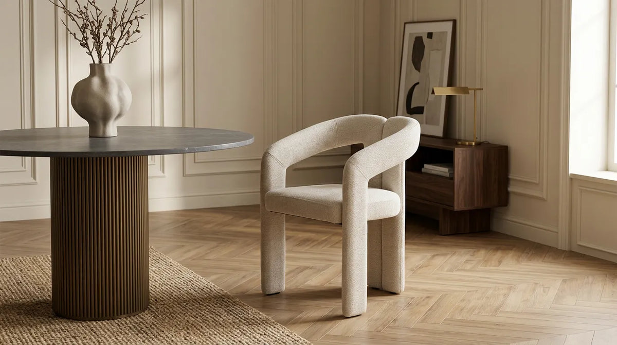 Chaise Onix Chenille Taupe