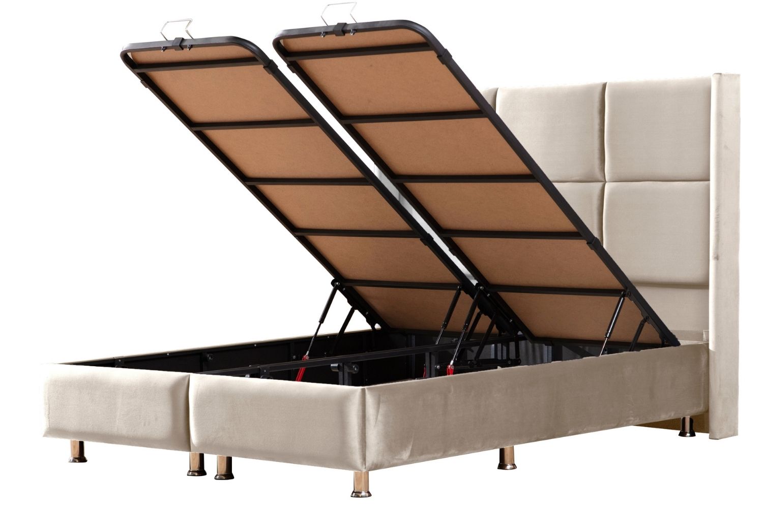 Lit coffre Rio Beige