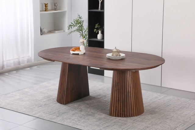 Table à manger extensible Elena Noyer 1m20-1m60-2m