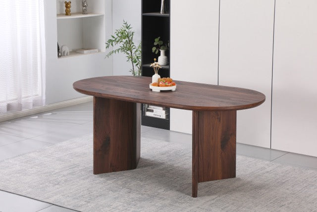 Table à manger Ava Noyer 1m80