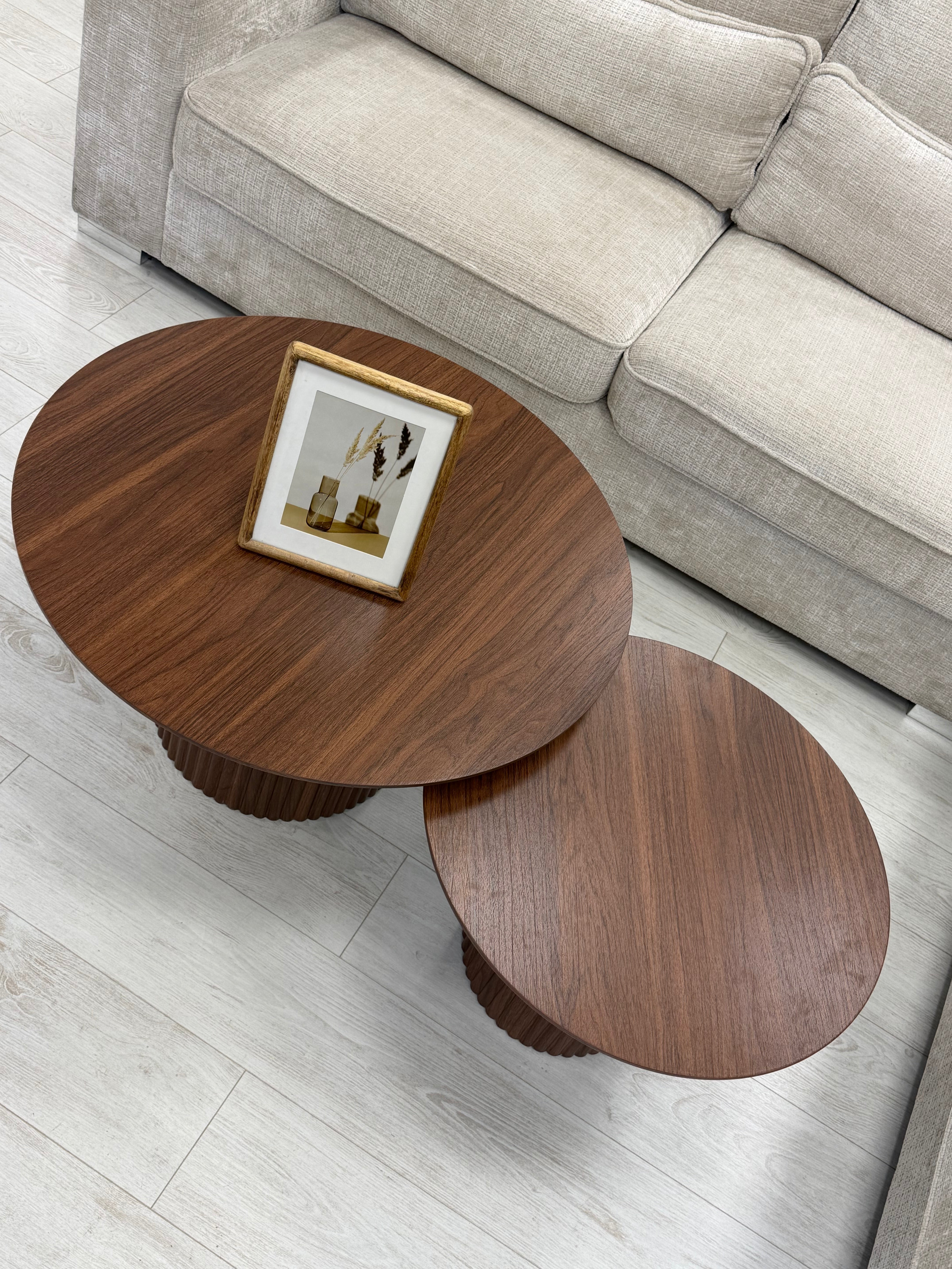 Table Basse Gigogne Duo Noyer