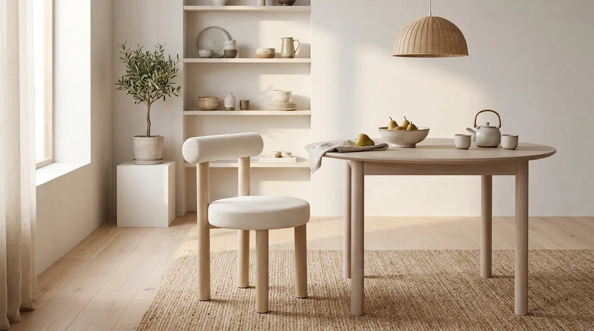 Chaise Irina Velours Beige Travertin