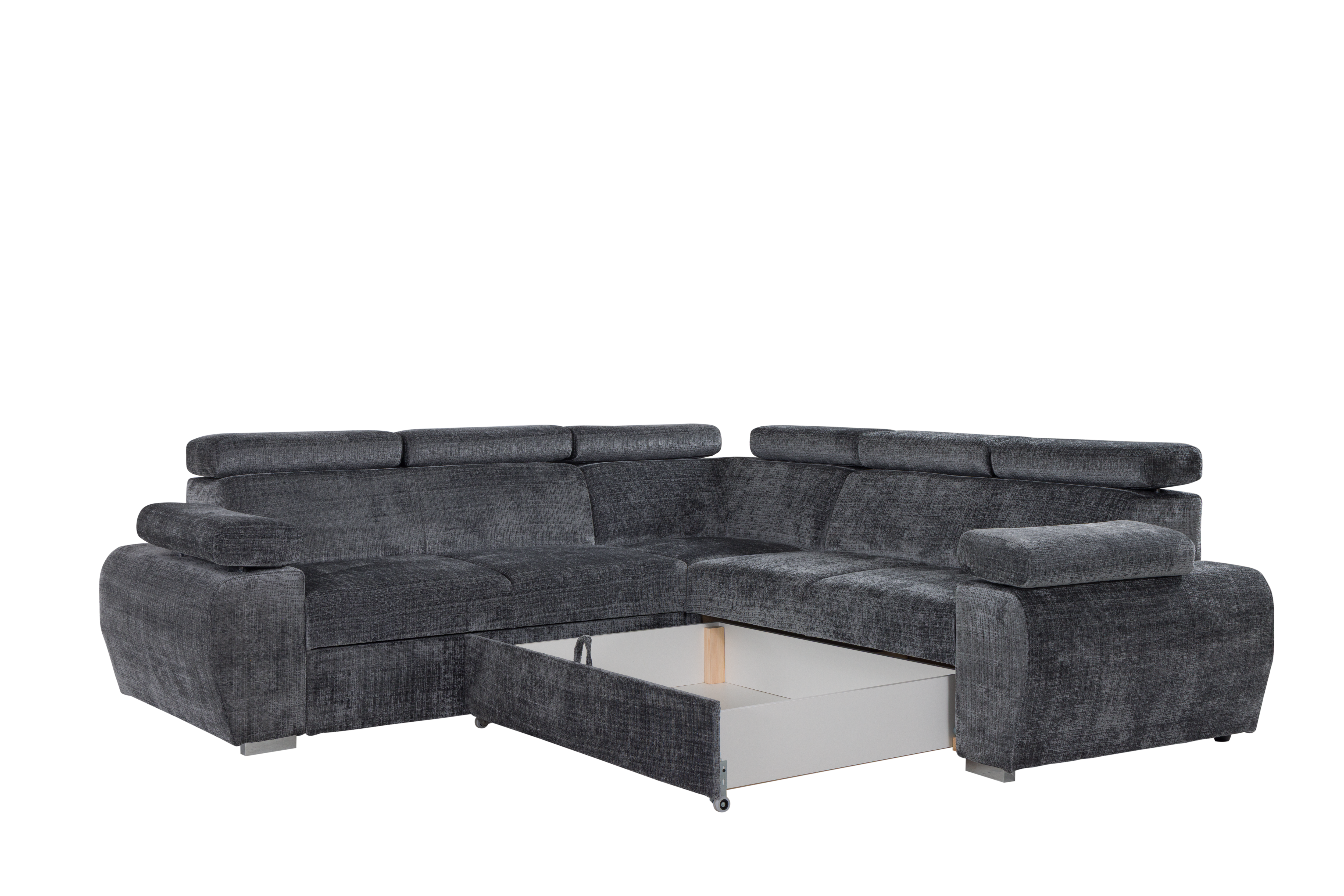 Canapé d'angle Boston Marbella gris