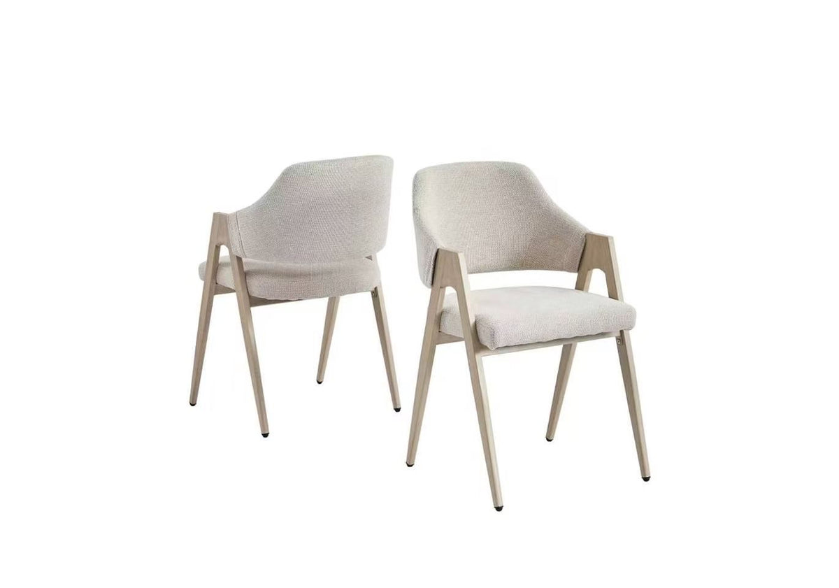 Chaise Ysé Chenille Travertin