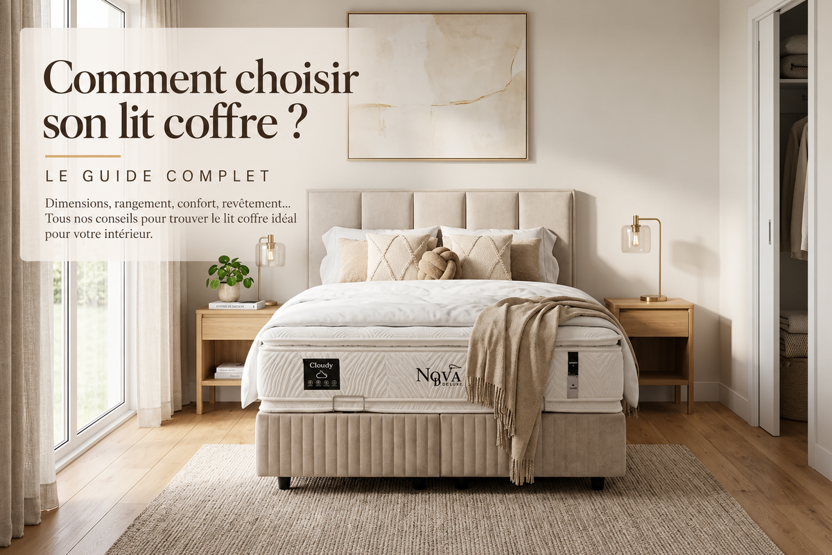 Lit coffre Luxury Interiors dans une chambre contemporaine