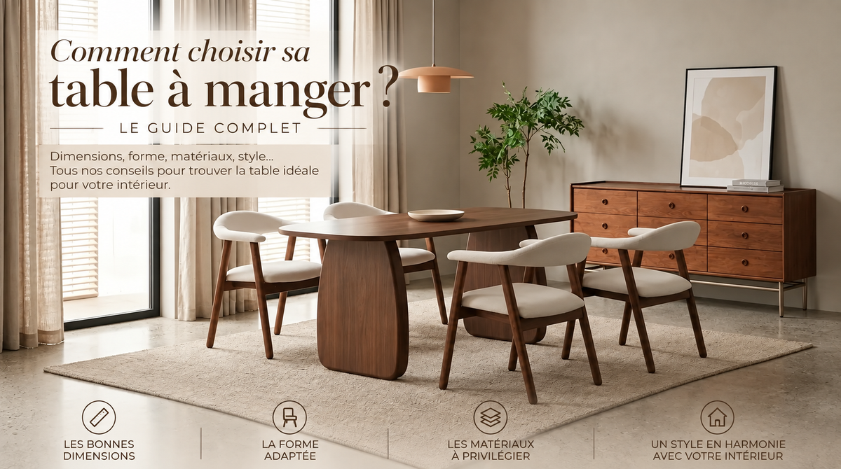 Table à manger Luxury Interiors dans un intérieur moderne