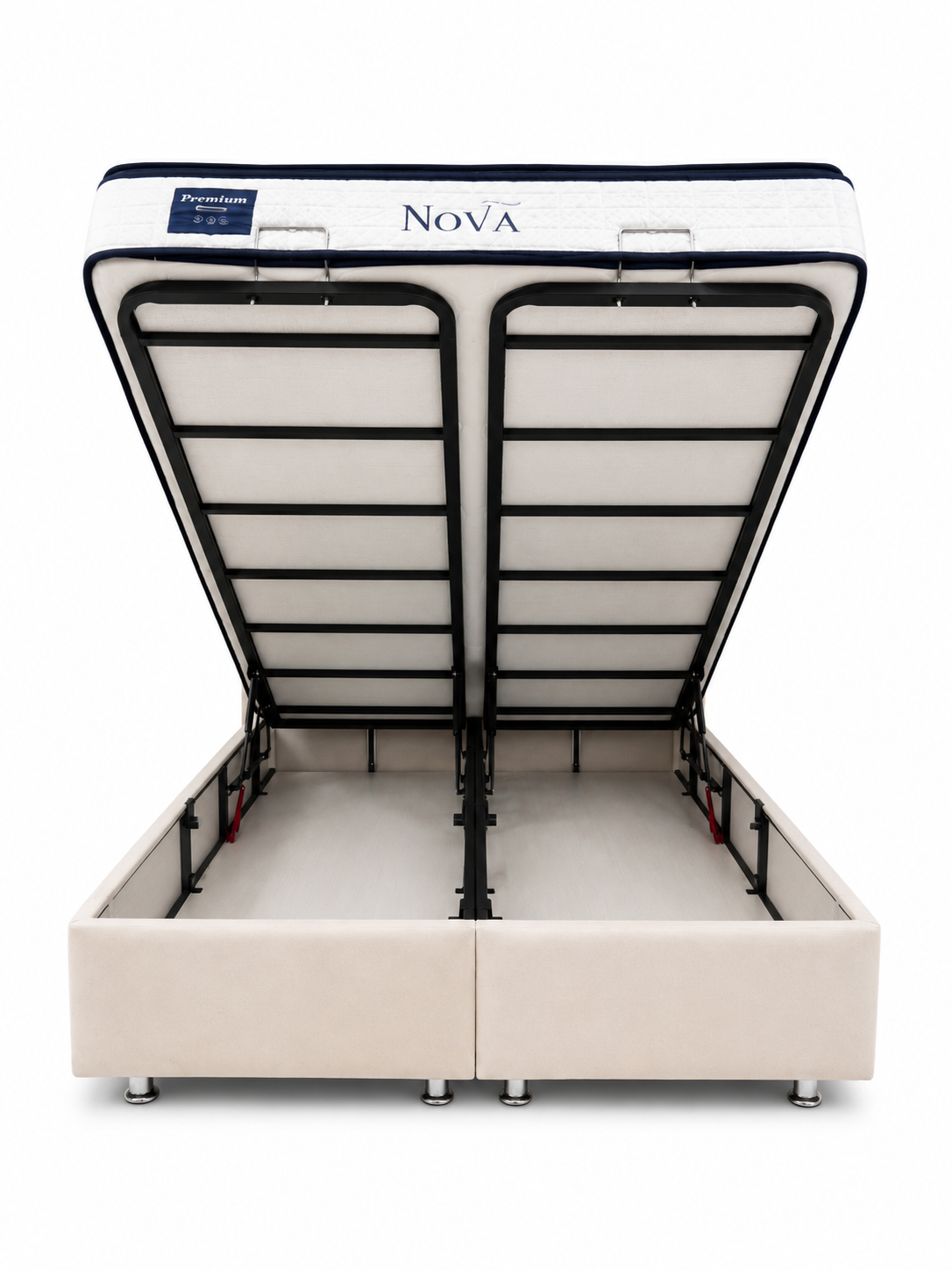 Pack complet Lit coffre Coco + Matelas Nova Premium 32cm