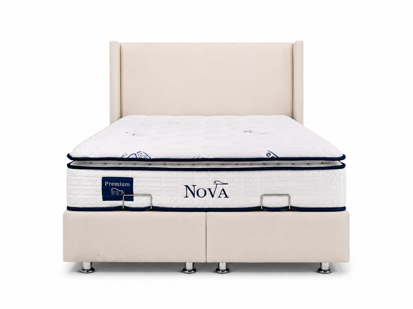 Pack complet Lit coffre Coco + Matelas Nova Premium 32cm