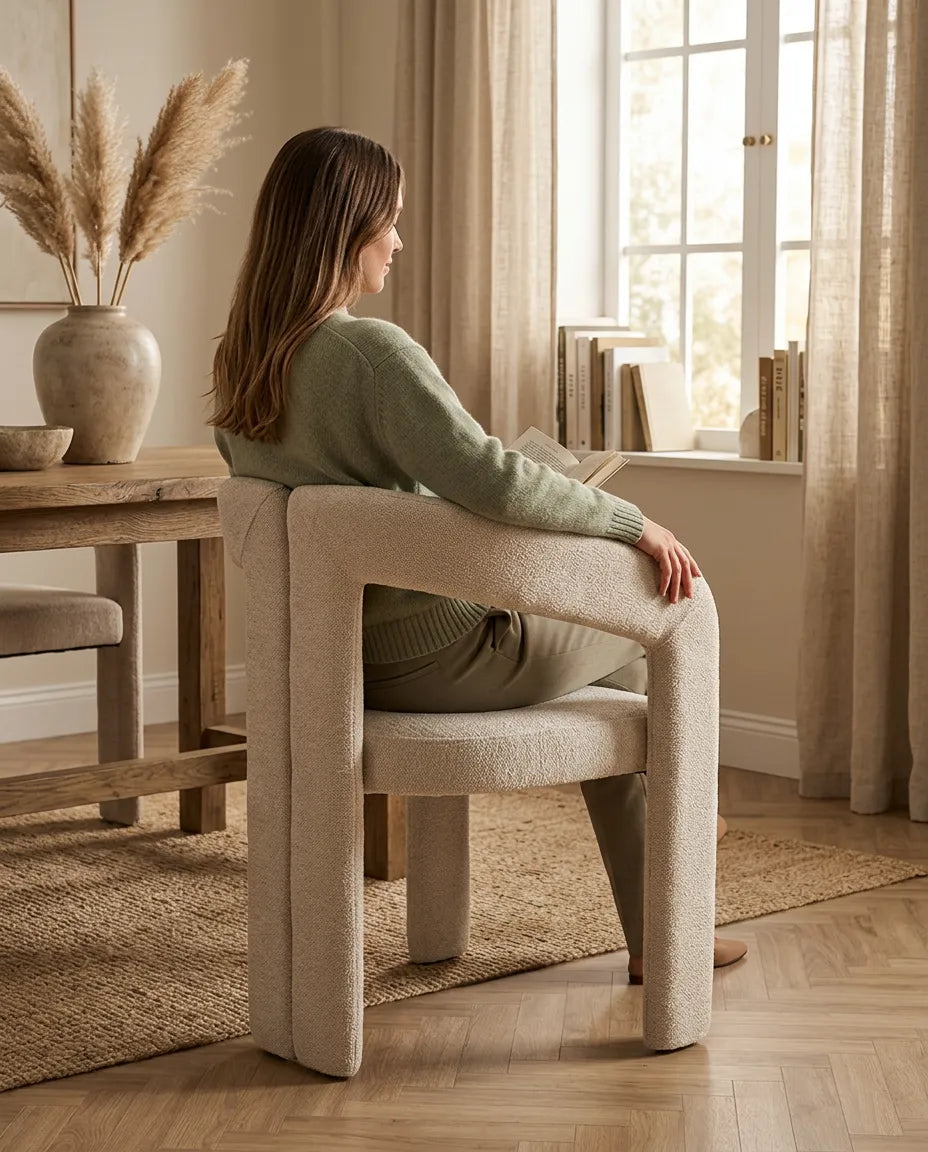 Chaise Onix Chenille Taupe