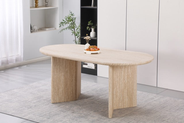 Table à manger Ava Travertin 1m80