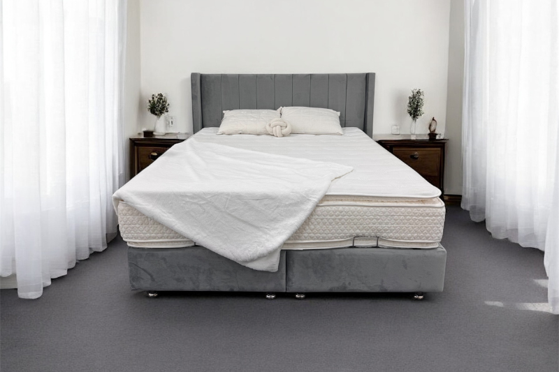 Lit coffre Tokyo Gris