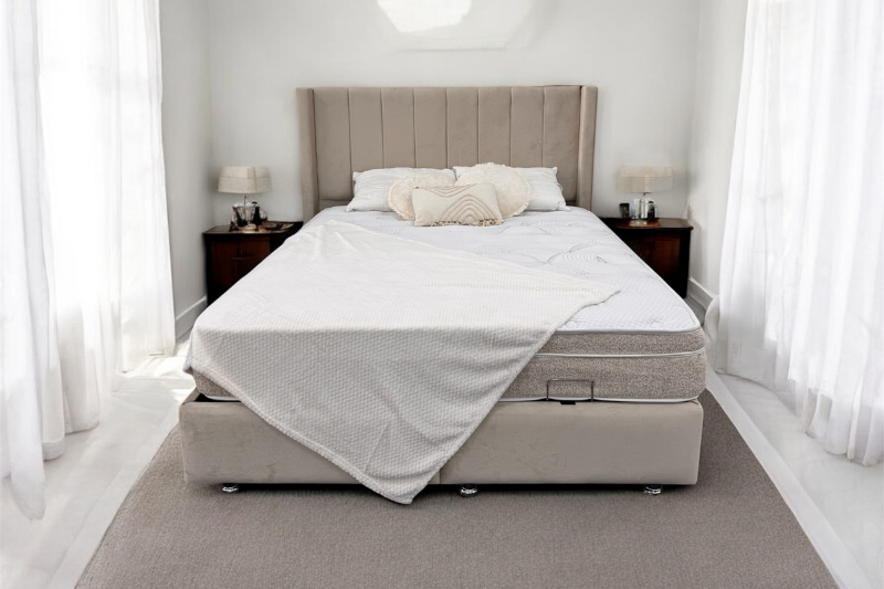 Lit coffre Tokyo Beige