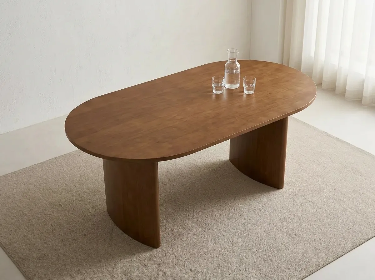 Table à manger Josephine Noyer 1m80