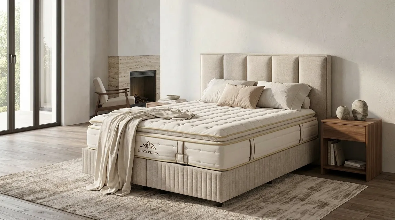 Pack complet Lit coffre Eden + Matelas Nova Premium 32cm