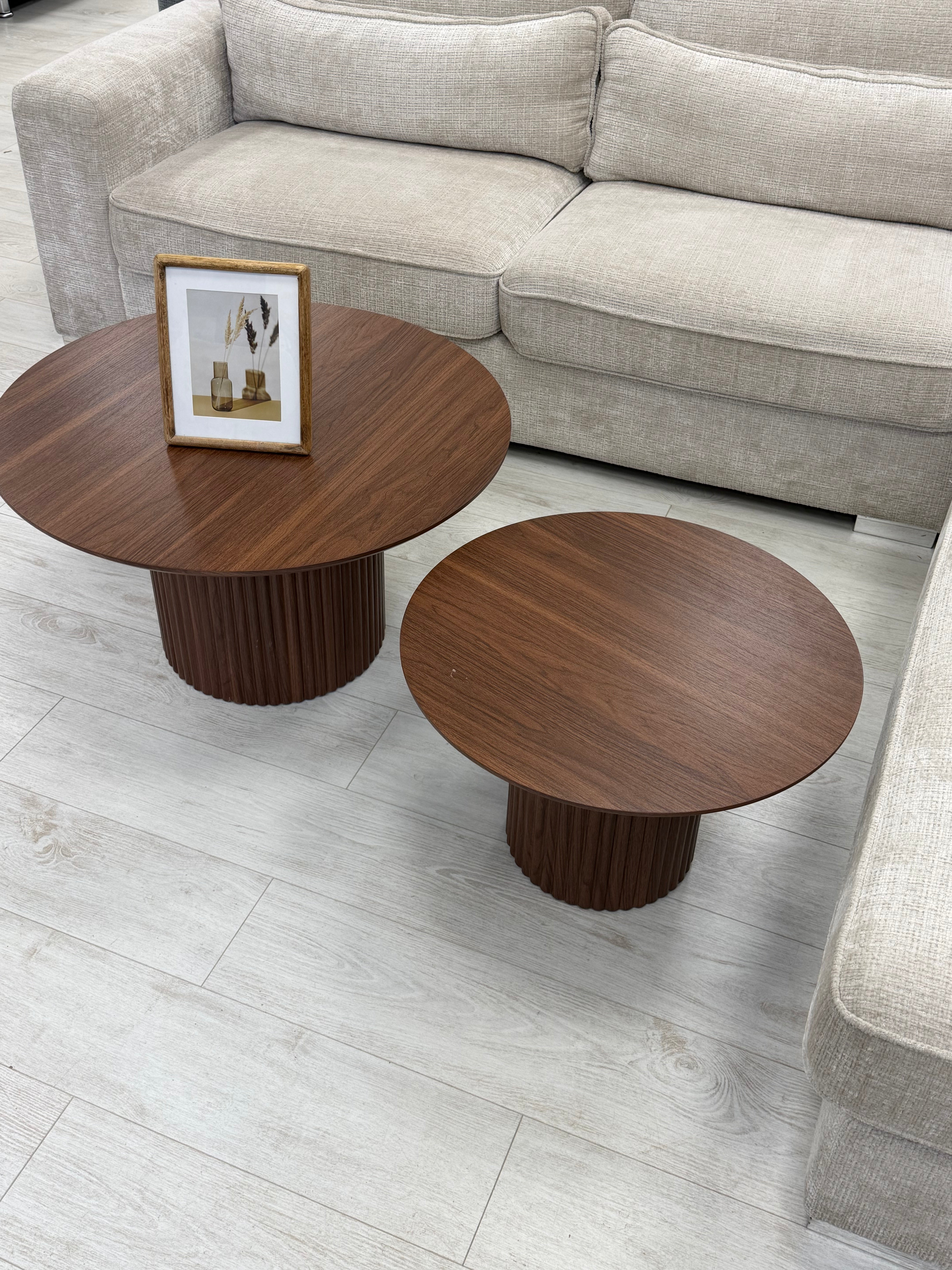 Table Basse Gigogne Duo Noyer