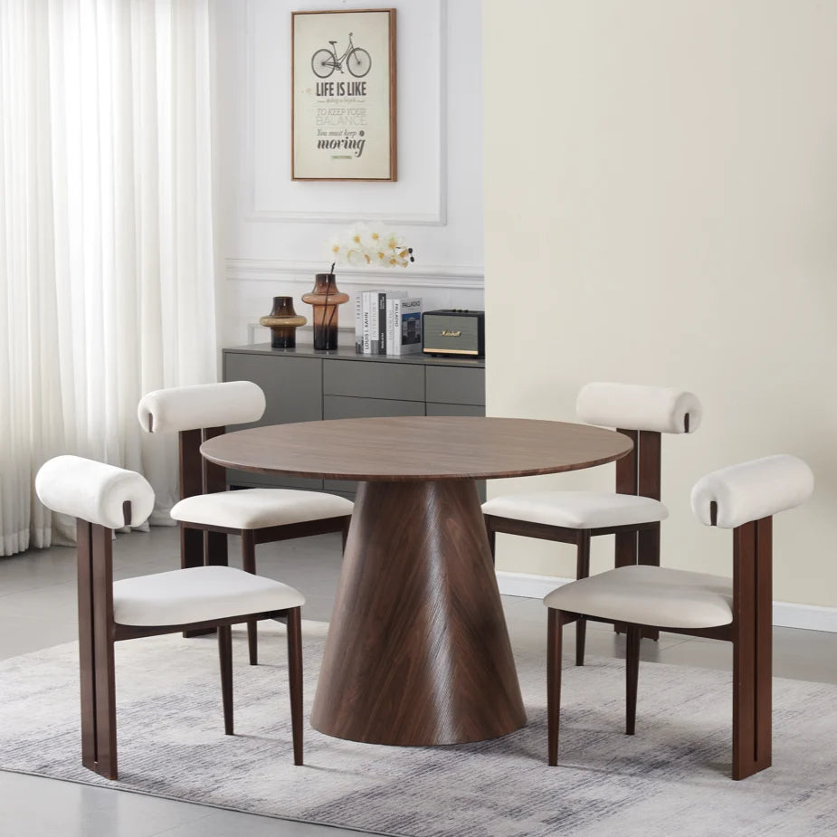 Table à manger Alma noyer 1m20
