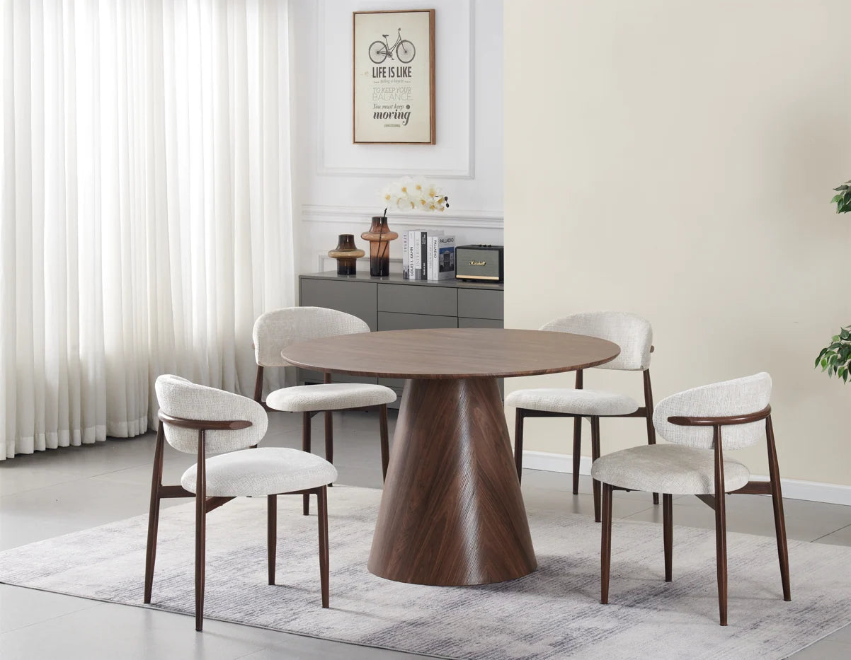 Table à manger Alma noyer 1m20