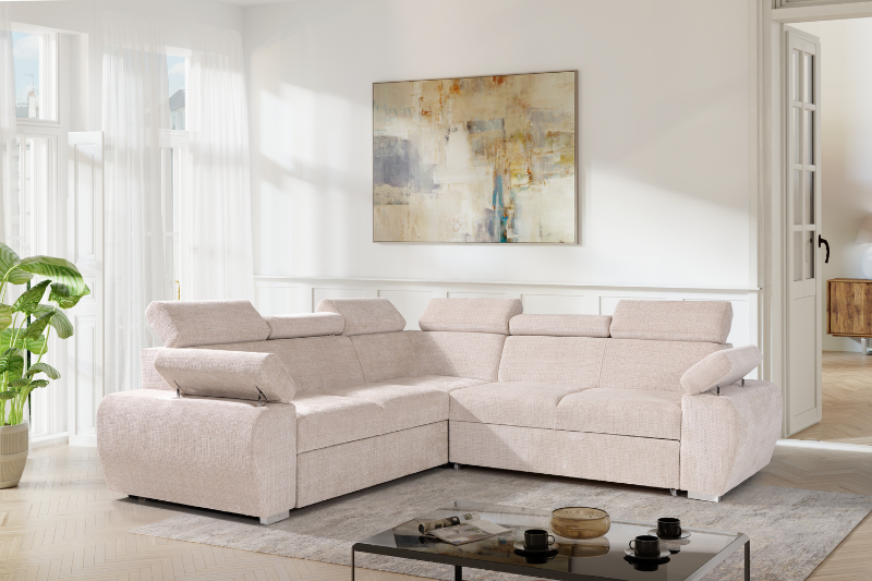 Canapé d'angle Boston Marbella Beige