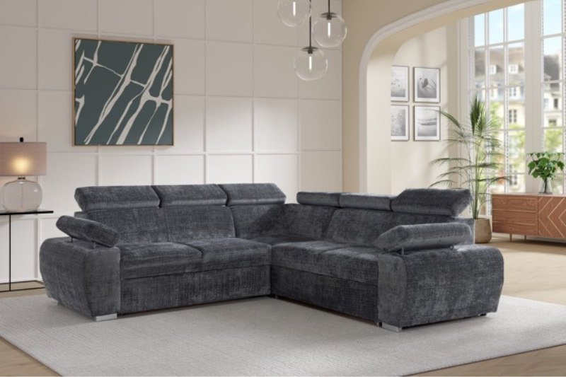 Canapé d'angle Boston Marbella gris