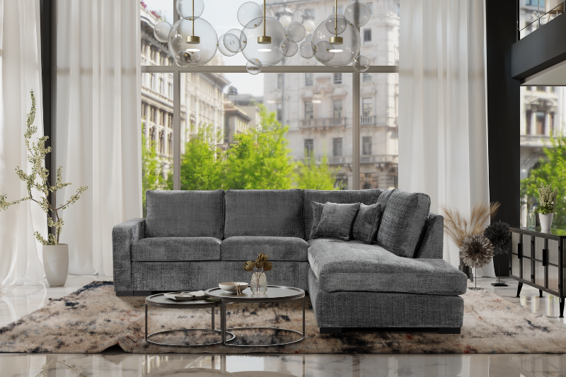 Canapé d'angle San Marino Gris Marbella